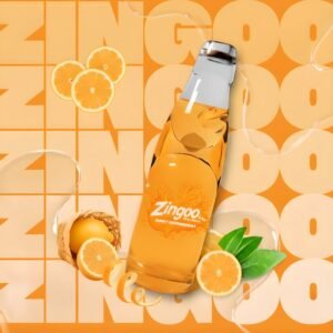 Zingoo Orange Goli Soda Flavor - Refreshing Marble Soda